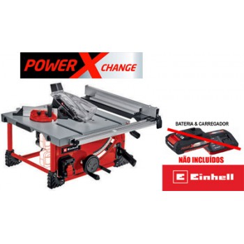 SERRA DE MESA A BATERIAS 36 VOLTS (2 18V) EINHELL POWERXCHANGE SÓ